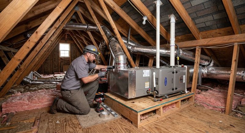 Attic Furnace Installation in Cincinnati, OH