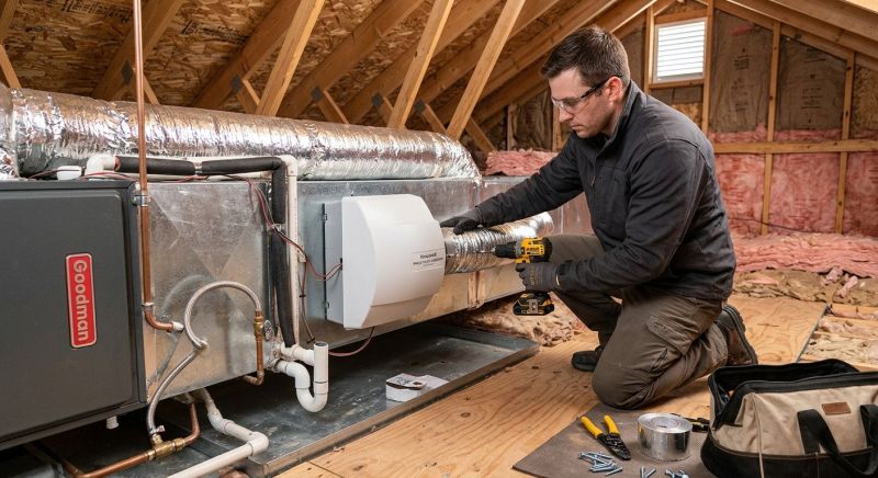 Attic Humidifier Installation in Monmouth County, NJ
