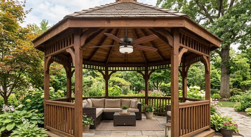 Gazebo Fan Installation in Alpharetta, GA
