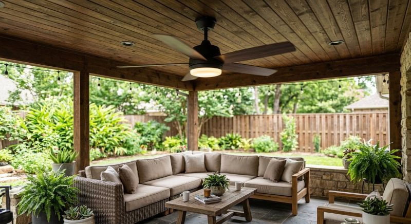 Patio Fan Installation in Kansas City, KS